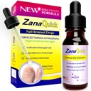 ZanaQuick Extra Strength Toenail & Fingernail Repair Drops - Nail Care Renewal for Thick, Damaged & Discolored Nails - 1 Pack, 0.50 fl oz