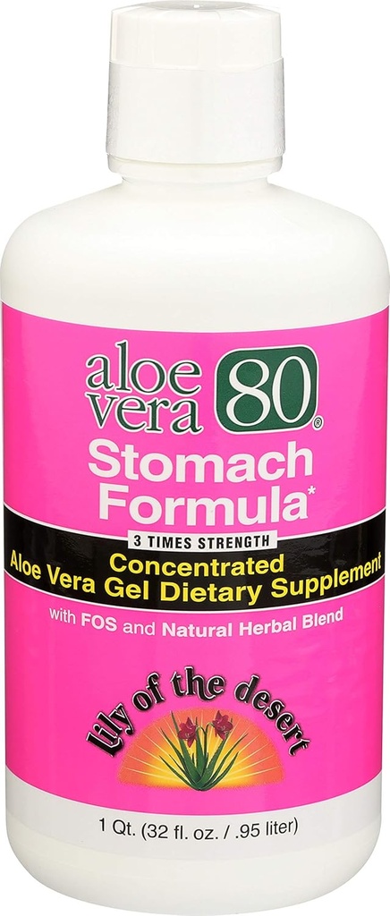 Aloe 80 Organics Stomach Formula, 32 Ounce