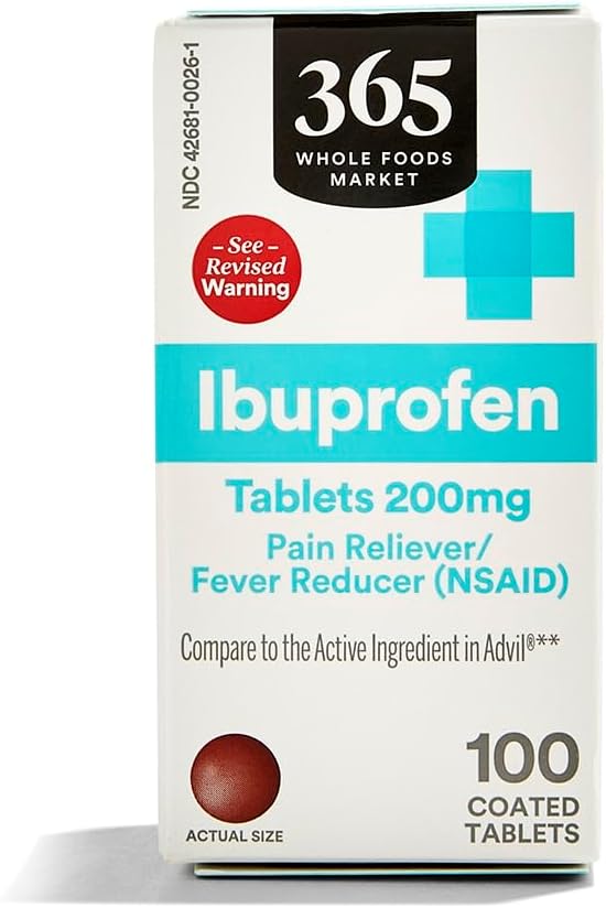 365 Everyday Value Ibuprofen Tablets 200mg, 100 ct