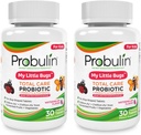 Probulin Total Care My Little Bugs Prebiotics, Probiotics & Postbiotics - 5 Billion CFU - 15 Strains - 30 Chewable Tablets (Twin Pack)