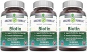 Amazing Nutrition Biotin 10,000 Mcg Dietary Supplement, 200 Capsules (200 Capsules (Pack of 3))