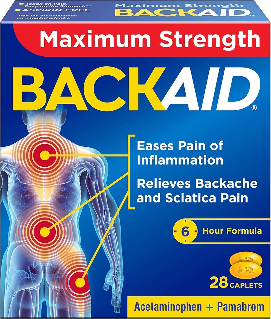 BACKAID Pills 28 Tablets (Pack of 6)