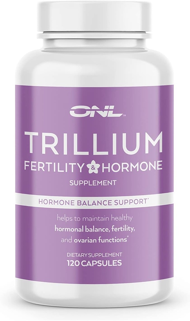Trillium Fertility Supplements for Women, Hormone Balance Inositol Capsules, Potent Formula,120 Capsules with 2000mg Myo-Inositol