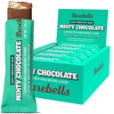 Barebells Soft Protein Bars, Minty Chocolate - 12 Count, 16g High Protein Treats - Chocolate Nutrition Bar with 1g Total Sugars - On The Go Breakfast or Post-Workout Snack