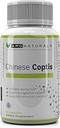 Chinese Coptis (coptis chinensis) - No Binder, No fillers - Potent Whole Herb Huang Lian Su - Goldthread 550mg Berberine Coptisine - Packaging May Vary