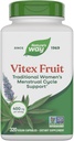 Nature's Way Vitex Fruit, Traditional Menstrual Cycle Support*, Traditional Women's Health Support*, Chasteberry, Vegan, 320 Capsules (Packaging May Vary)