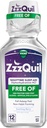 ZzzQuil, Nighttime Sleep Aid Liquid, FREE OF Alcohol & Artificial Dyes, 50 mg Diphenhydramine HCl, No.1 Sleep Aid Brand, Fall Asleep Fast, Non-Habit Forming, Soothing Berry Flavor, 12 FL OZ