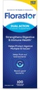 Florastor Probiotics for Digestive and Immune Health, 100 Capsules, Probiotics for Women & Men, Helps Flush Out Bad Bacteria, Boosts The Good with Our Unique Strain Saccharomyces Boulardii