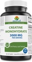 Brieofood Creatine Pills 3000 mg per Serving - 240 Tablets - 3rd Party Lab Tested for Purity & Quality - Helps Improve Athletic Performance