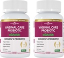 Vaginal Probiotics for Women pH Balance with Prebiotics - 60 Billion Womens Probiotic for Vaginal Flora, Odor, Yeast & Digestive Health with Saffron, Cranberry, Vegan & Non-GMO | 180 Caps