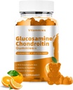 Glucosamine Chondroitin Gummies with MSM & Elderberry Extra Strength - Joint Support, Antioxidant Immune Support Supplement for Adults, Men & Women Minerals, coenzyme Q10, DHA - 60 Orange Gummies