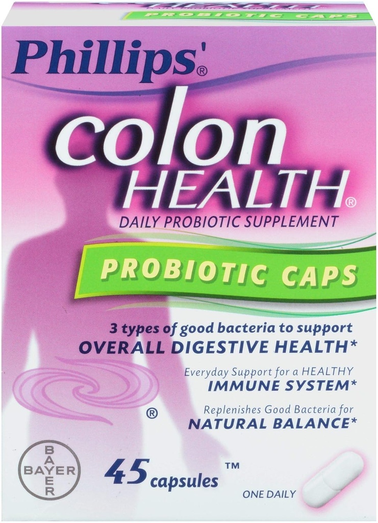 Phillips Colon Health, Probiotic Caps, 45 ct.