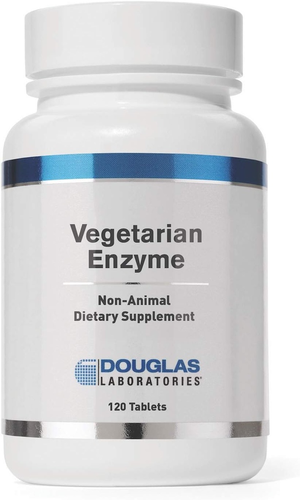 Douglas Laboratories Enzyme | Fermented Enzymes Suitable for Vegetarians | 120 Tablets