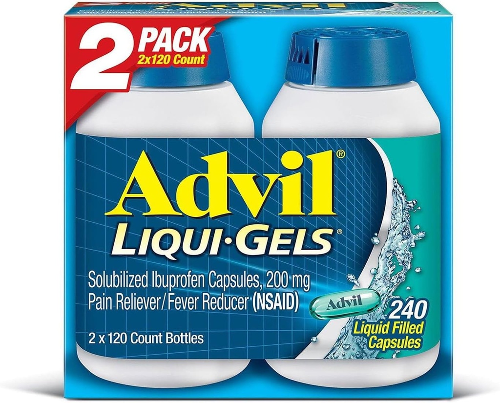 Advil Liqui-Gels (2pk, 120 Count)