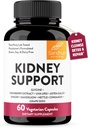 Sandhu's Kidney Cleanse Detox & Repair Support Supplement for Men and Women | with Cranberry Extract | Helps Support Kidney & Urinary Tract Health | 60 Vegetarian Capsules (Pack of 1)