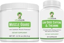 VitaMonk Muscle Guard & Low Dose Caffeine Bundle, HMB, EAAs, Vitamin D, Magnesium for Muscle Growth & Caffeine with L-Theanine, Smooth Energy Boost, Supplements for Men & Women, Muscle & Focus Support