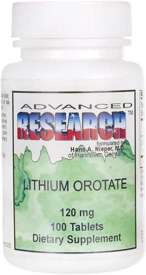 Lithium Orotate 100 Tabs