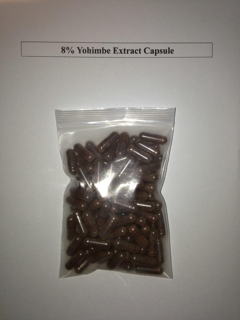8% yohimbine Yohimbe Bark Extract 400 mg x 1000 Capsules/aphrodine