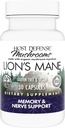 Host Defense Mushrooms Lion's Mane - Supplement Capsules for Brain Health Support - Mushroom Support for Focus & Memory Function - Immune & Nervous System Supplement - 30 Capsules (15 Servings)*