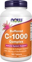 NOW Foods Supplements, Vitamin C-1000 Complex with 250 mg of Bioflavonoids, Buffered, Antioxidant Protection*, 180 Tablets