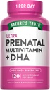 Nature's Truth Prenatal Vitamin for Women | 120 Softgels | Non-GMO & Gluten Free Multivitamin Supplement with DHA and Folic Acid
