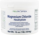 1 Pound Magnesium Chloride Hexahydrate | Pharmaceutical Grade Ingredients | Crystal Powder | Pure Ph. EUR., BP, USP, 100% | Heiltropfen®