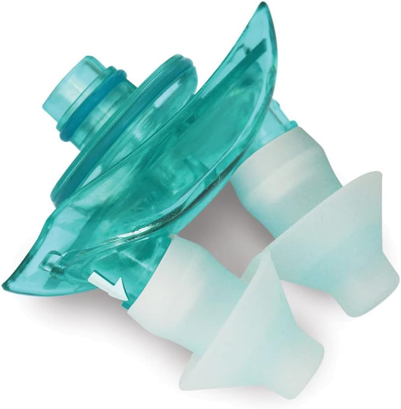 Navage Nasal Dock-Nose Pillow Combo: Teal Nasal Dock and Standard Nose Pillows