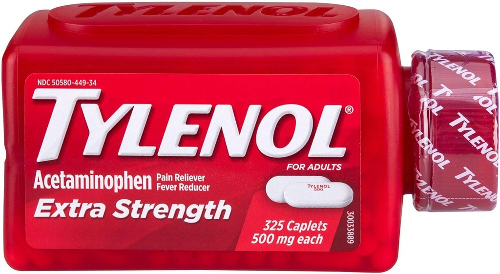 TYLENOL Extra Strength 500mg - 325 caplets