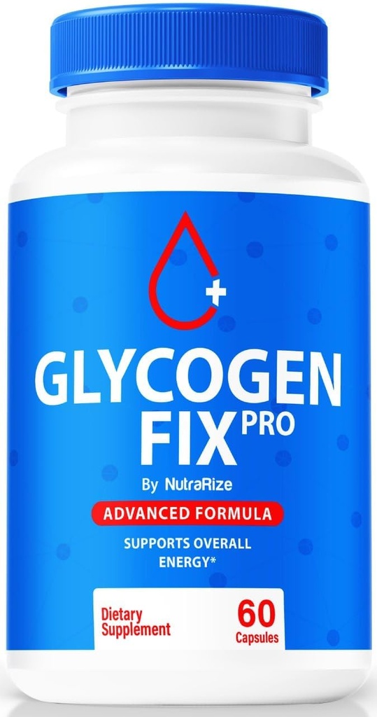 NutraRize Glycogen Fix Pro Capsules, All-Natural Blood Support Formula, Premium Supplement to Support Healthy Lifestyle and Maintain Stable Levels, Official GlycogenFix Pro Reviews (60 Capsules)