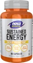 NOW Foods Sports, Sustained Energy Energy Production* Mental Alertness* Sustained Release Caffeine with B Vitamins 90 Veg Capsules