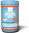 Nature's Diet Beef Collagen Peptides Type 1 for Dogs & Cats, Joint, Digestion & Skin Health Support, Premium Human Grade, Grass fed