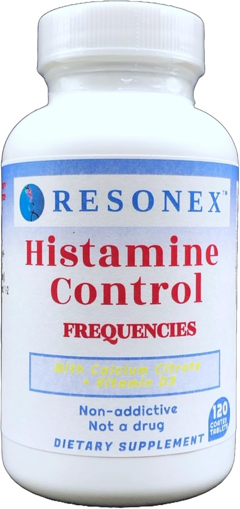 Histamine Control with Natural Frequencies - 120 Tablets - with Natural Frequencies of HNMT and DAO enzymes to Help Control Histamine Levels