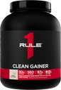 Rule 1 Clean Gainer - High-Protein Lean Gain Formula with 560 Calories, 30g of Full-Spectrum Protein, Over 90g Carbs, Under 6g of Fat (15 Servings, Vanilla Ice Crème)