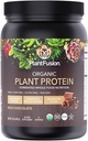 SOTRU Organic Vegan Protein Powder - Whole Food, Plant Based Protein Powder with Green Superfoods, Enzymes & Probiotics - USDA Certified Organic, Non-GMO, Gluten-Free - Chocolate 18.5 oz, 21 Servings