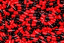 XPRS Nutra Size 3 Empty Capsules - 10000 Count Colored Empty Gelatin Capsules - Pills DIY Capsule Filling - Fillable Color Gel Caps for Vitamins and Powdered Supplements (Black/Red)