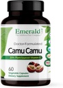 Emerald Labs Camu Camu - Plant-Sourced Vitamin C, Bioflavonoids, Amino Acids & B Vitamins - Gluten-Free, Vegan - 60 Vegetable Capsules (30-Day Supply)