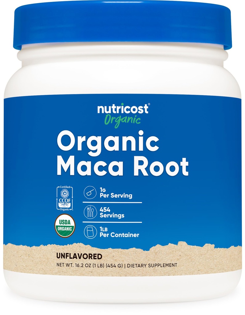 Nutricost Organic Maca Root Powder (1 LB)