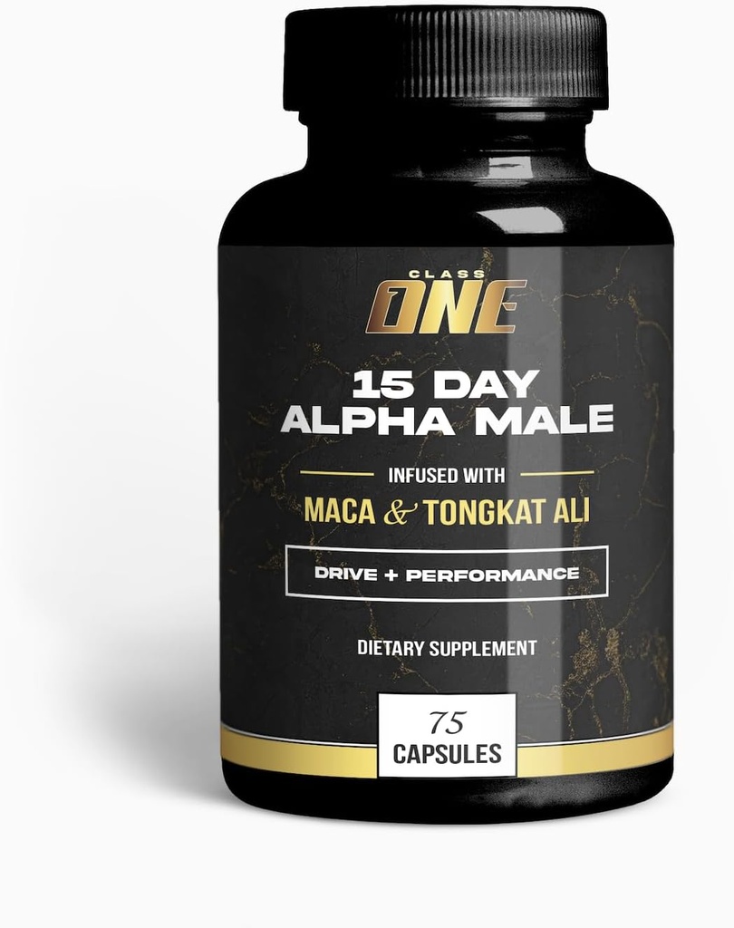 Alpha Male Daily Multi-Supplement – Comprehensive Formula for Vitality & Wellness – 60 Capsules – Non-GMO & Gluten-Free