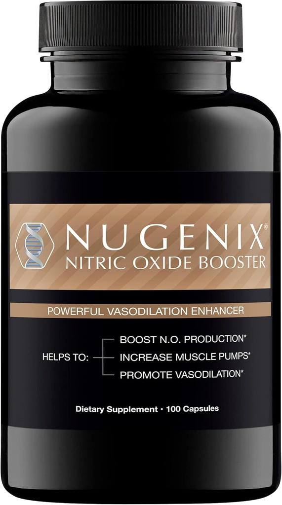 Nugenix Nitric Oxide Booster and Horny Goat Weed Supplements for Men