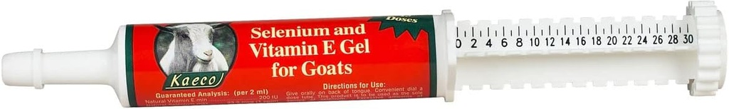 Selenium & Vitamin E Gel for Goats, 80 mL Tube