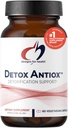 Designs for Health Detox Antiox - Liver + Detoxification Support Antioxidant Supplement with Turmeric Extract (Curcumin), Green Tea, Grape Seed, Vitamins + Minerals - Immune Support (60 Capsules)