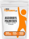 BulkSupplements.com Ascorbyl Palmitate Powder - Vitamin C Ester, Vitamin C Supplement - Gluten Free, 500mg per Serving, 500g (1.1 lbs) (Pack of 1)