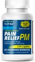 HealthA2Z® Extra Strength Pain Relief PM| Acetaminophen 500mg | Diphenhydramine 25mg | Pain Reliever & Nighttime Sleep Aid | (150 Count)