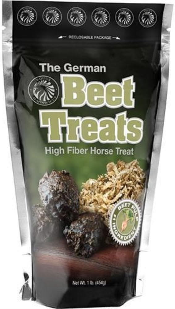 1# German Horse Pony Training Bite Size Beet Pulp High Fiber Content Treats Nuggets Muffin Snacks