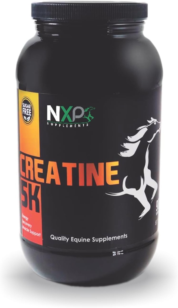 Creatine 5K - Energy Muscle Support Recovery Power Strength Endurance Stamina Supplements for Horses 5 lb (90 Servings)