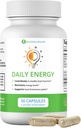 Ben's Natural Health Daily Energy B-Vitamin Complex with TMG and Zinc for Natural Energy, Stress, Focus & Immune Support, 30 Capsules