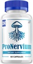 Pronervium Nerve Health Support Pills, Pronervium Reviews, Pronervium Nootropic Advanced Formula, Pronervium All Natural Focus Supplement, Pronervium Brain Support Reviews (1 Pack - 60 Capsules)
