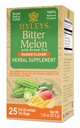 Hyleys Bitter Melon with Green Tea - Mango Flavor - 25 Tea Bags - Supports Healthy Liver Function - Herbal Supplement - (6 Pack - 150 Tea Bags Total)