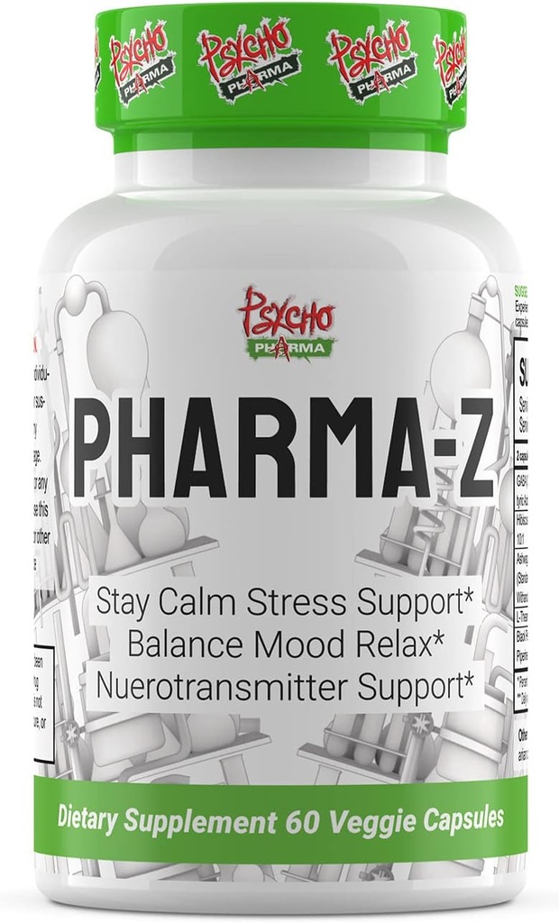 PHARMA Z (GABA 750mg) Nature`s Happy Pill, is Used to Relieve Stress and Improve Cognitive Function with a Sense of “Feel-Good!