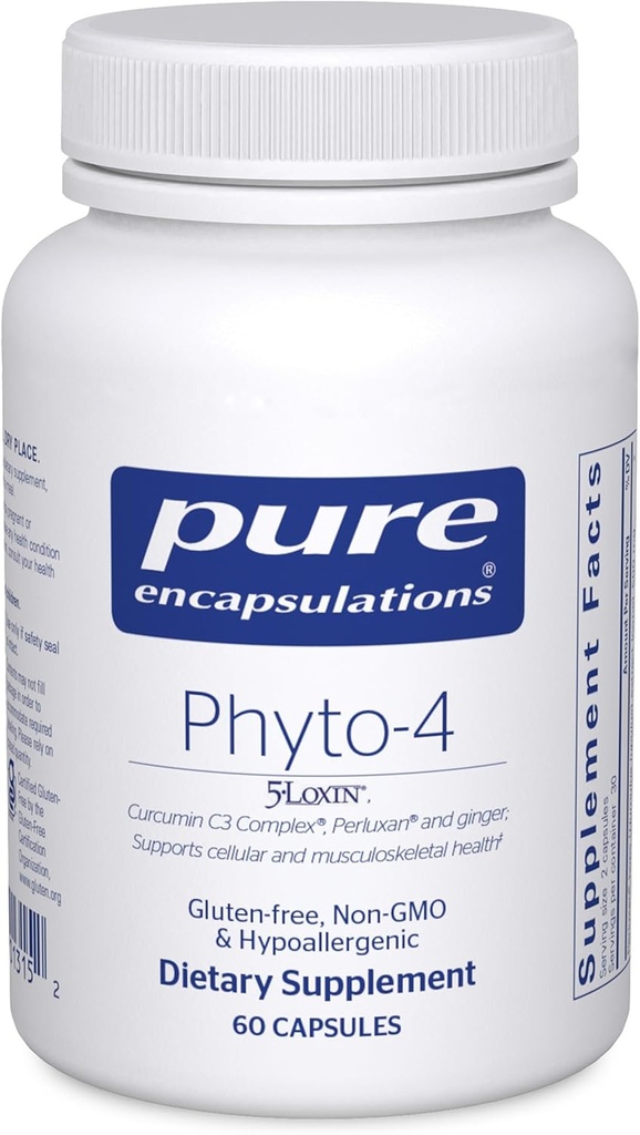 Pure Encapsulations Phyto-4 | Hypoallergenic Supplement Supports Immune, Cellular and Tissue Health | 60 Capsules